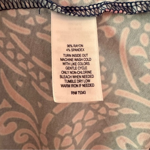 Cynthia Rowley Blue and Pink Pleated A-Line Knee-Length Skirt - Picture 5 of 5